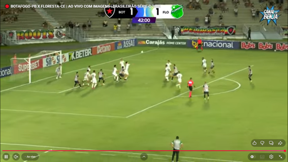 Botafogo-PB perde para o Floreste no Almeidão por 2 a 1, pelo Brasileiro da Serie C